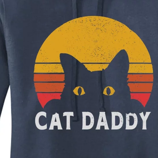 Cat Daddy Retro Women's Pullover Hoodie