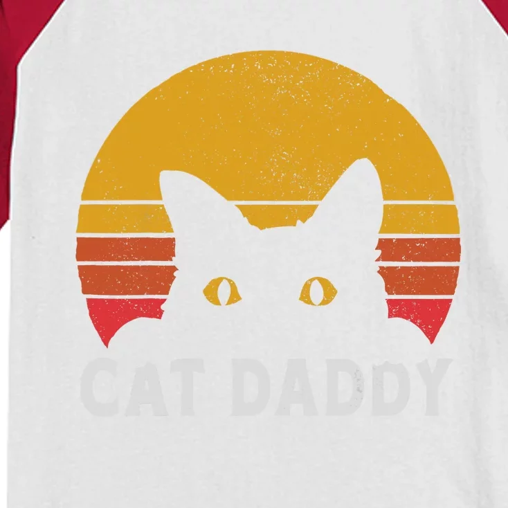 Cat Daddy Retro Kids Colorblock Raglan Jersey