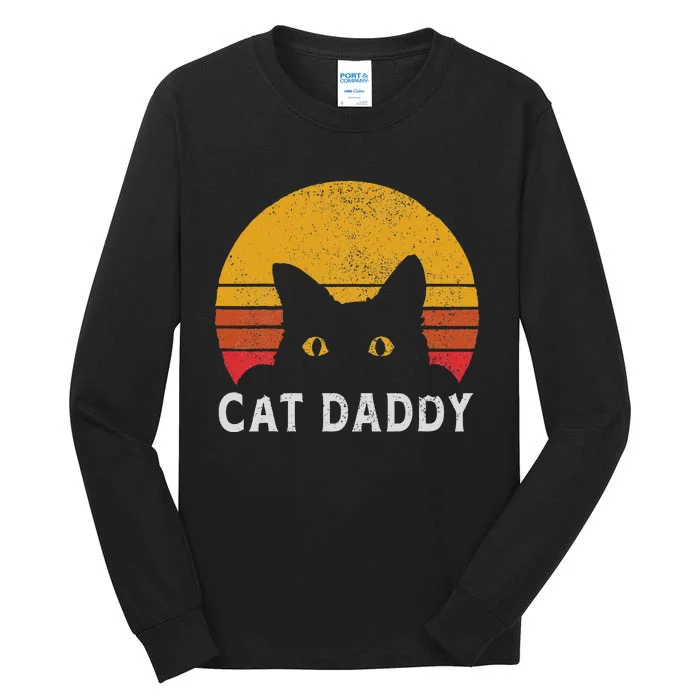 Cat Daddy Retro Tall Long Sleeve T-Shirt