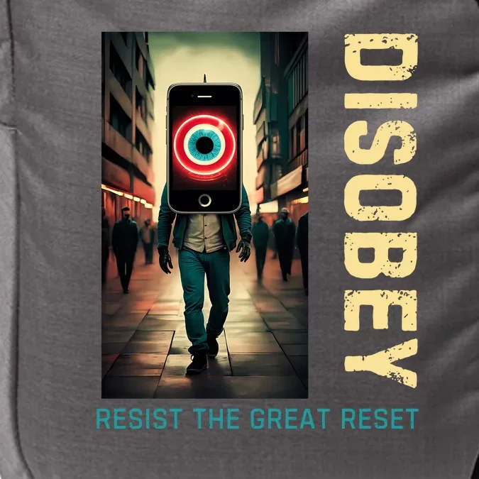 Conservative Disobey Resist The Great Reset Impact Tech Backpack