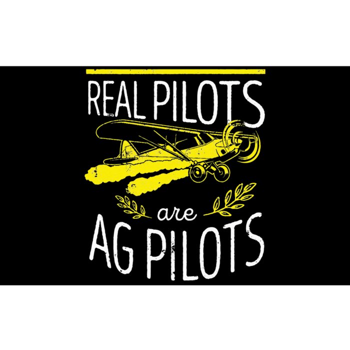 Crop Duster Real Pilots Are AG Pilots Bumper Sticker