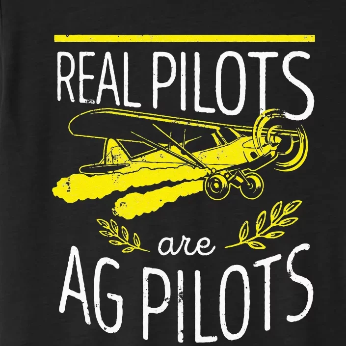 Crop Duster Real Pilots Are AG Pilots ChromaSoft Performance T-Shirt