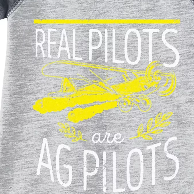 Crop Duster Real Pilots Are AG Pilots Infant Baby Jersey Bodysuit