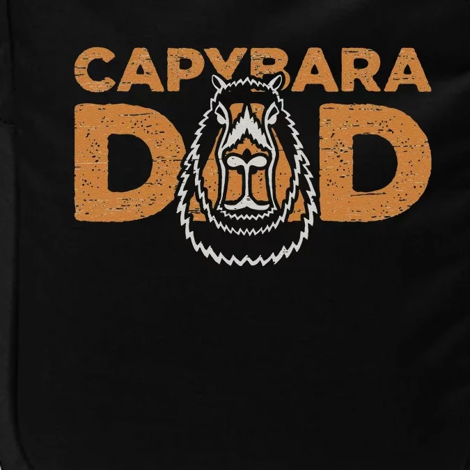 Capybara Dad Rodent Animals Vintage Capybaras Impact Tech Backpack