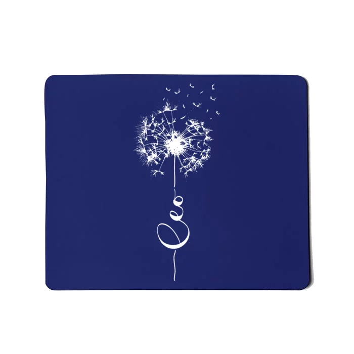 Cute Dandelion Saying Lion Astrology Flower Zodiac Leo Mousepad