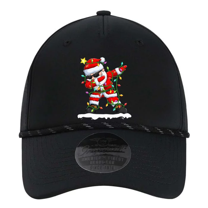 christmas dabbing santa  xmas stree lights Performance The Dyno Cap