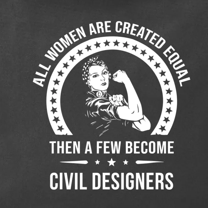 Civil Designer Shirts For Women | Civil Designer Zip Tote Bag