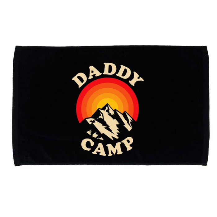 Camp Daddy Summer Camp Home Road Trip Vacation Camping Microfiber Hand Towel