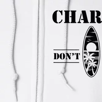 Charlie DonT Surf Military Vietnam Veteran Full Zip Hoodie