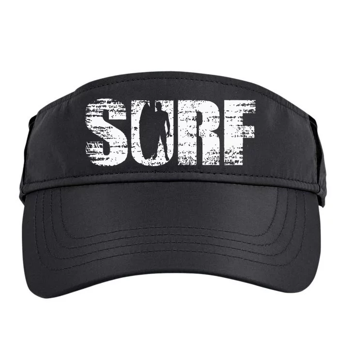 Cool distressed surfing for surfers Adult Drive Performance Visor