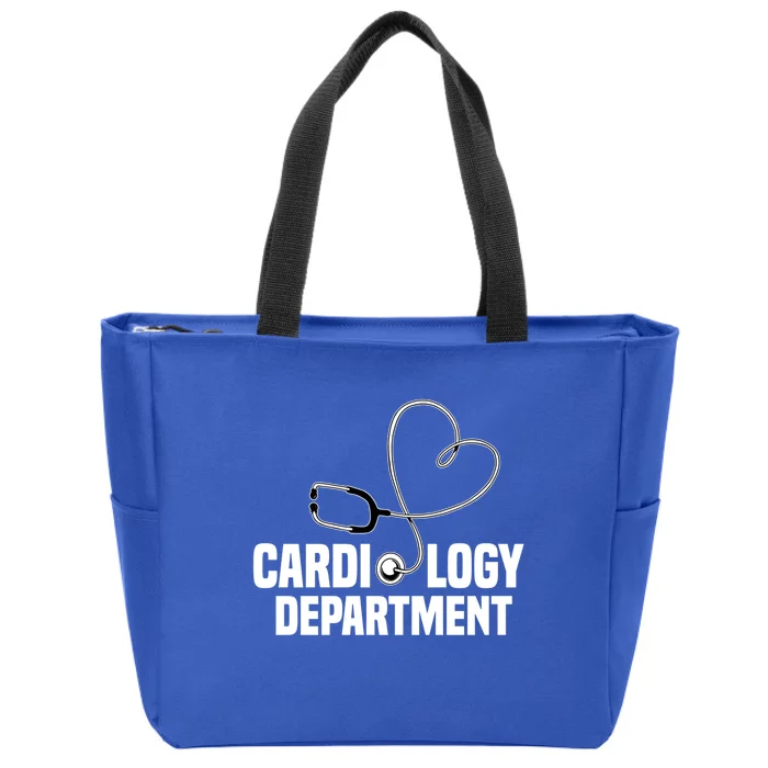 Cardiology Departt Stethoscope Heart Surgeons Surgery Meaningful Gift Zip Tote Bag