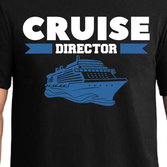 Cruise Director Ship Cruising Vacation Captain Pajama Set