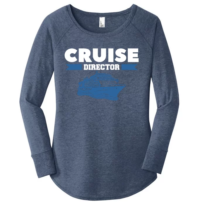 Cruise Director Ship Cruising Vacation Captain Women's Perfect Tri Tunic Long Sleeve Shirt