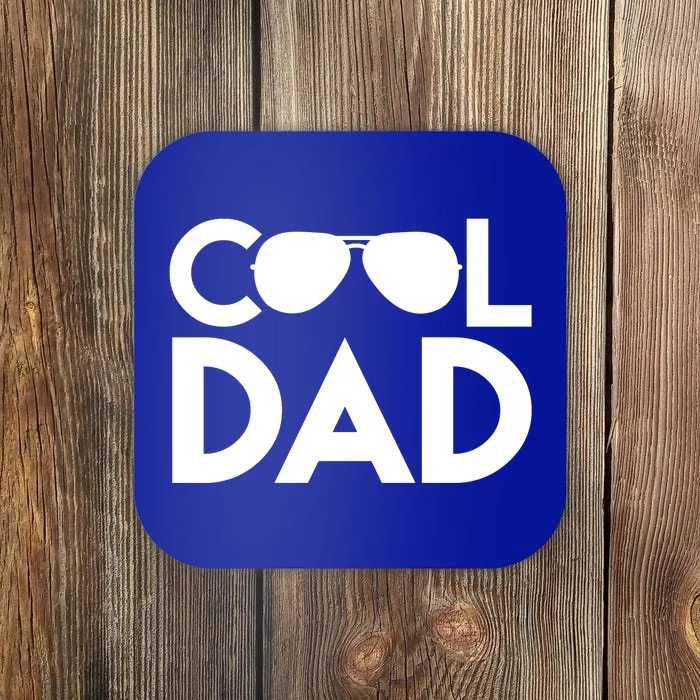 Cool Dad Sunglass Fathers Day Coaster