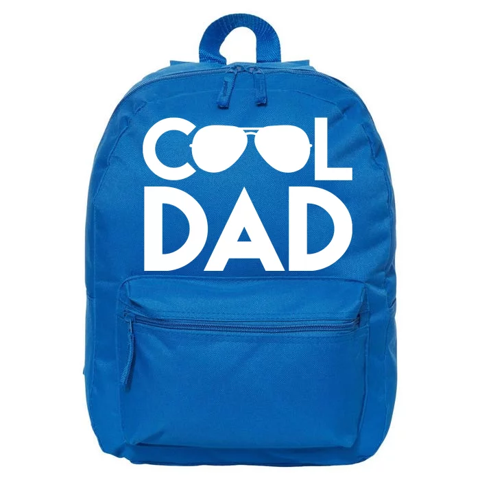 Cool Dad Sunglass Fathers Day 16 in Basic Backpack