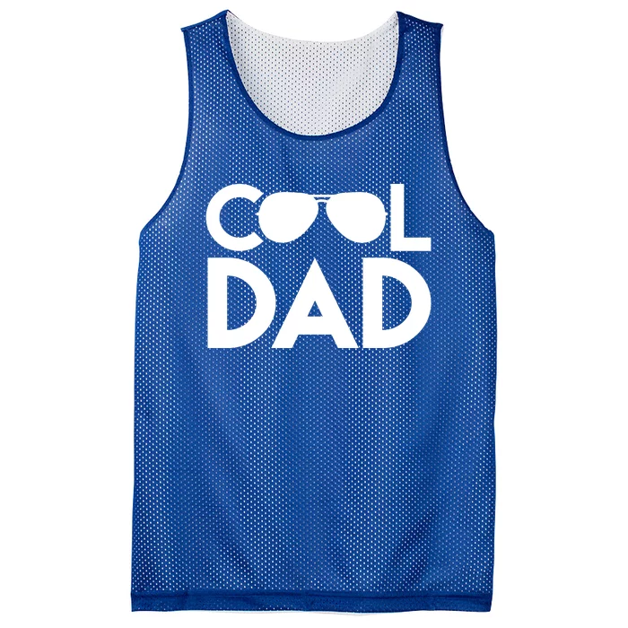 Cool Dad Sunglass Fathers Day Mesh Reversible Basketball Jersey Tank