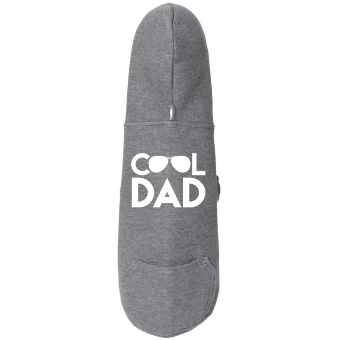 Cool Dad Sunglass Fathers Day Doggie 3-End Fleece Hoodie