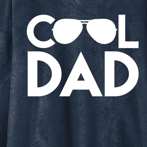 Cool Dad Sunglass Fathers Day Hooded Wearable Blanket