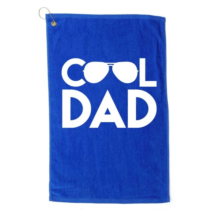 Cool Dad Sunglass Fathers Day Platinum Collection Golf Towel