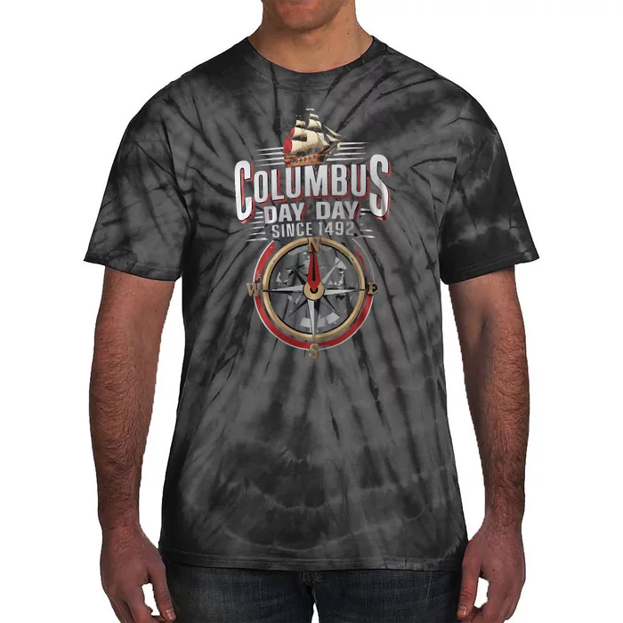 Columbus Day Since 1492 NavigatorS Pride Tie-Dye T-Shirt