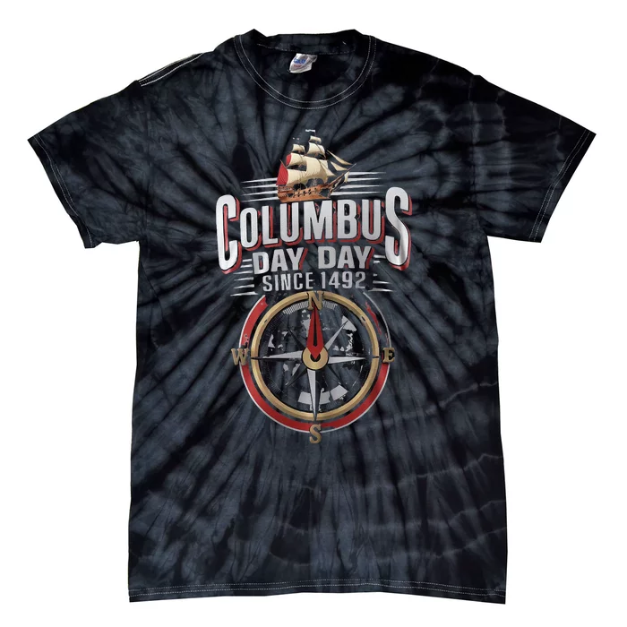 Columbus Day Since 1492 NavigatorS Pride Tie-Dye T-Shirt