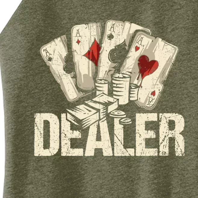 Casino Dealer Shirt Poker Dealer Shirt Costume Accessories Women’s Perfect Tri Rocker Tank