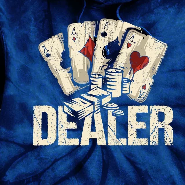 Casino Dealer Shirt Poker Dealer Shirt Costume Accessories Tie Dye Hoodie