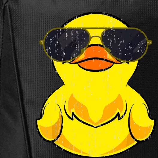 Cool Duckie Sunglasses Duckling Funny Ducky Rubber Duck City Backpack