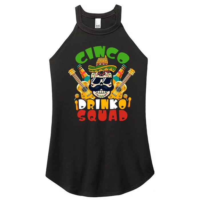 Cinco Drinko Squad Cinco De Mayo Celebration Women’s Perfect Tri Rocker Tank