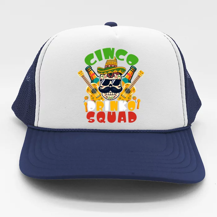 Cinco Drinko Squad Cinco De Mayo Celebration Trucker Hat