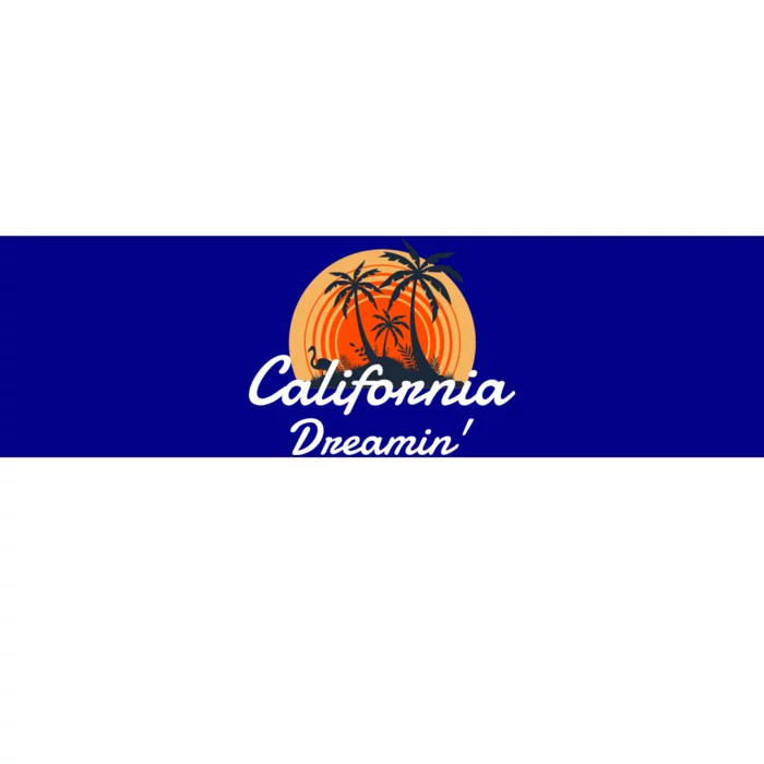 California Dreamin' Sunset Venice Beach Summer Surf La Gift Bumper Sticker