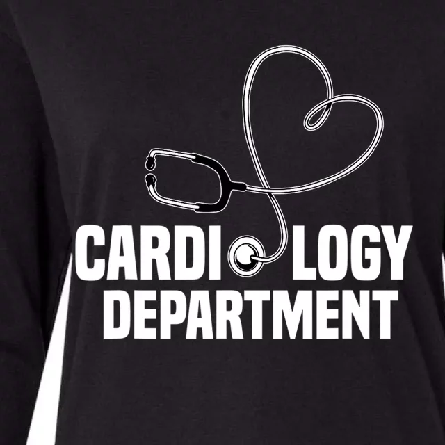 Cardiology Department Stethoscope Heart Surgeons Surgery Womens Cotton Relaxed Long Sleeve T-Shirt