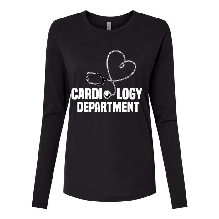 Cardiology Department Stethoscope Heart Surgeons Surgery Womens Cotton Relaxed Long Sleeve T-Shirt