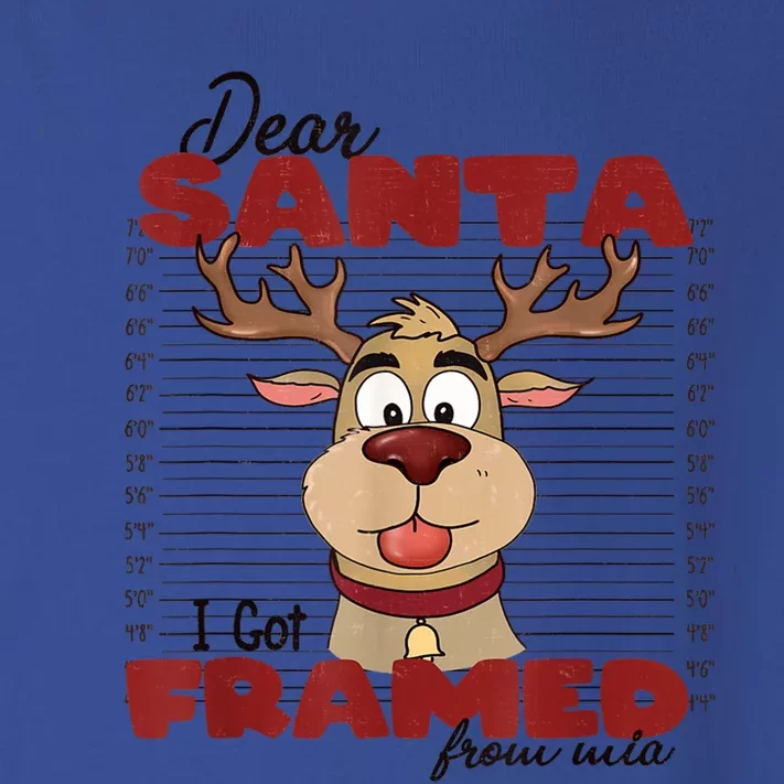 Christmas Dear Santa I Framed Funny Xmas Gift Toddler Long Sleeve Shirt