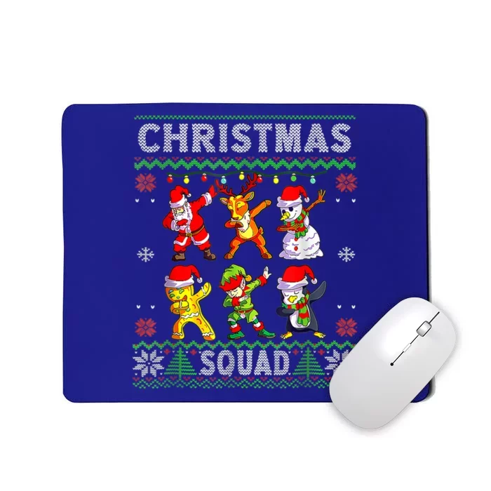 Christmas Dab Santa Friends Matching Family Christmas Squad Gift Mousepad