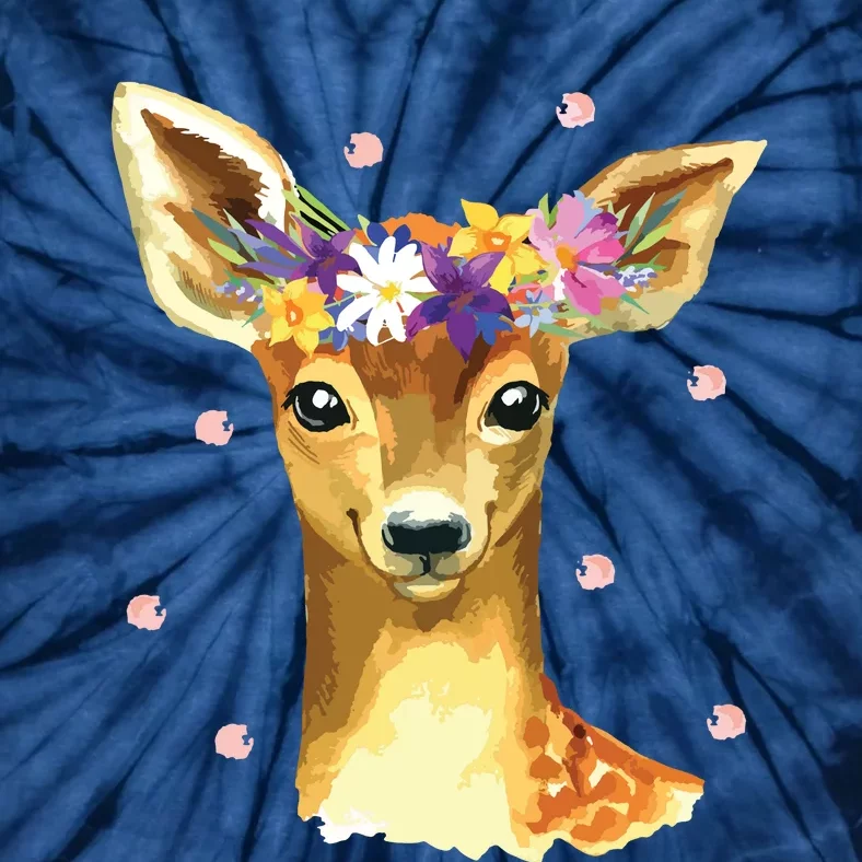 Cute Deer Shirts Fawn Deer Costume Deer Tie-Dye T-Shirt