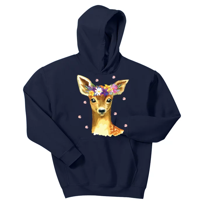 Cute Deer Shirts Fawn Deer Costume Deer Kids Hoodie