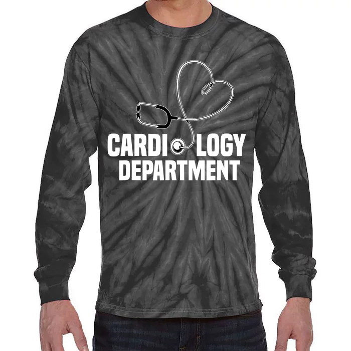 Cardiology Department Stethoscope Heart Surgeons Surgery Tie-Dye Long Sleeve Shirt