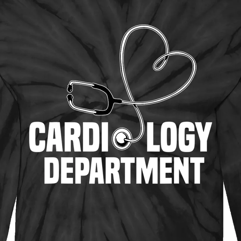 Cardiology Department Stethoscope Heart Surgeons Surgery Tie-Dye Long Sleeve Shirt