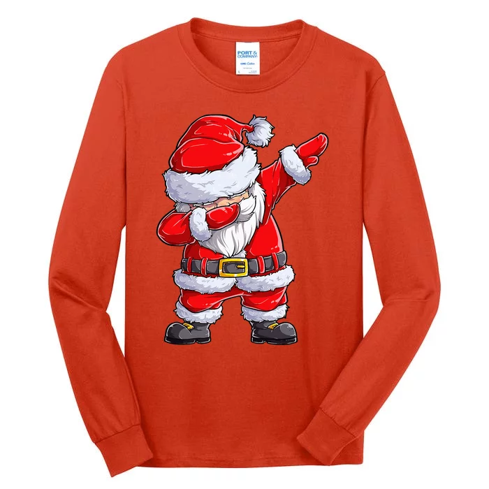 Christmas Dabbing Santa Claus Funny Xmas Dab Cute Tall Long Sleeve T-Shirt