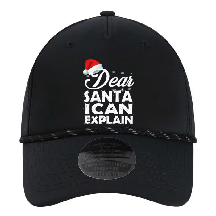 Christmas Dear Santa I Can Explain Funny Santa Claus Xmas Cute Gift Performance The Dyno Cap