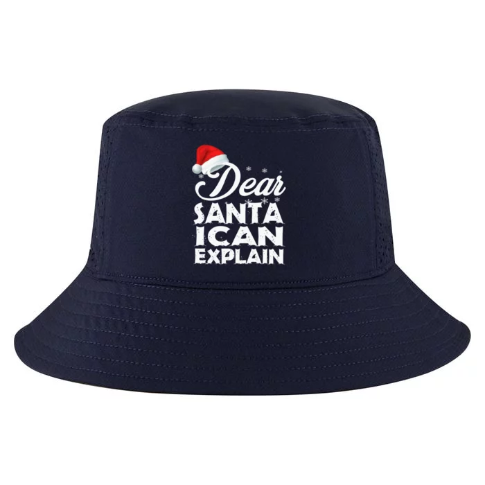 Christmas Dear Santa I Can Explain Funny Santa Claus Xmas Cute Gift Cool Comfort Performance Bucket Hat