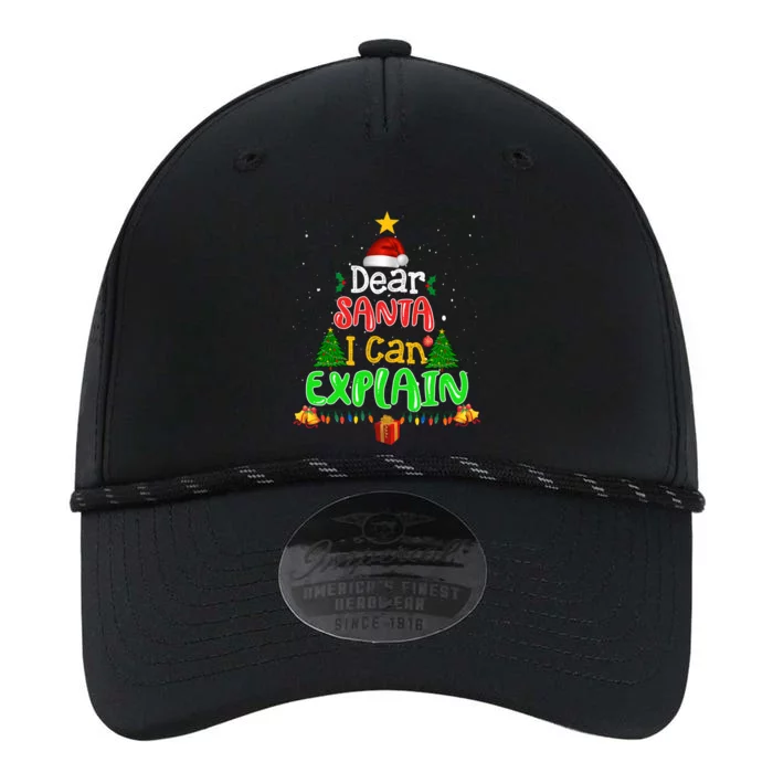 Christmas Dear Santa I Can Explain Funny Santa Claus Joke Meaningful Gift Performance The Dyno Cap