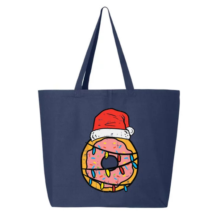 Christmas Donut Santa Cute Xmas Baking Baker Funny Funny 25L Jumbo Tote