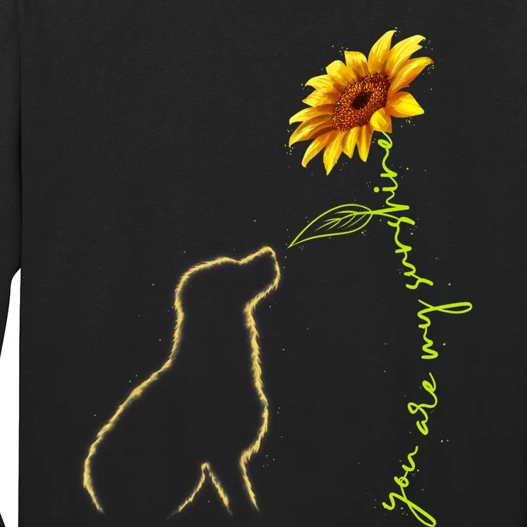 Cute Dog Shirt, You Are My Sunshine Dog Lover TShirt Long Sleeve Shirt