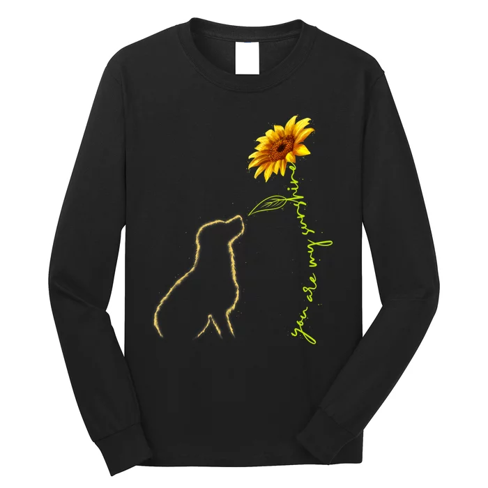 Cute Dog Shirt, You Are My Sunshine Dog Lover TShirt Long Sleeve Shirt