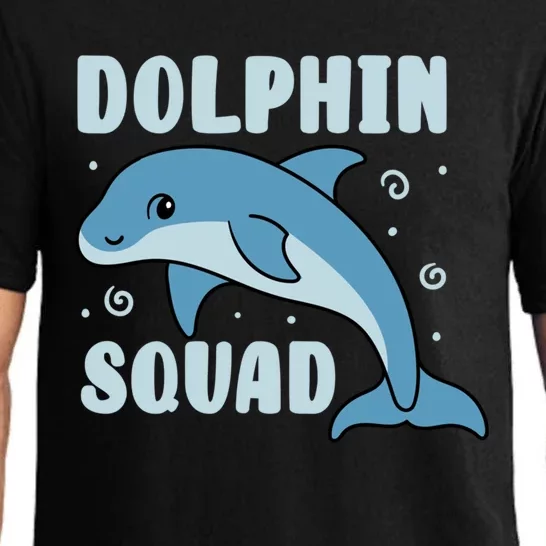 Cute Dolphin Squad Sea Animal Nature Gift Pajama Set