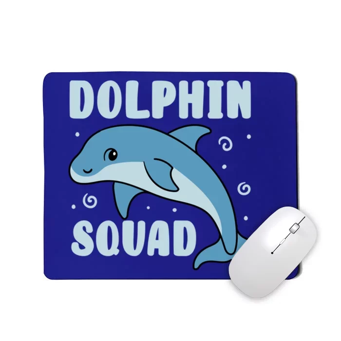 Cute Dolphin Squad Sea Animal Nature Gift Mousepad