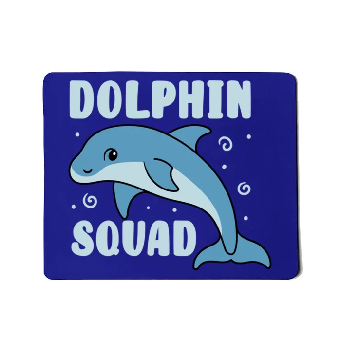 Cute Dolphin Squad Sea Animal Nature Gift Mousepad