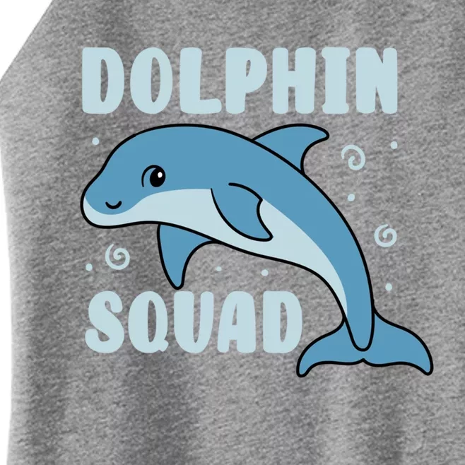 Cute Dolphin Squad Sea Animal Nature Gift Women’s Perfect Tri Rocker Tank